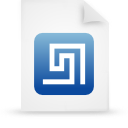 blue, document, file, paper icon