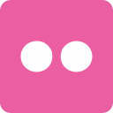 flikr, internet, social media svg vector icon