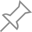 favorite, guardar, pin, push, save svg vector icon