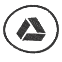 drive, google, social svg vector icon