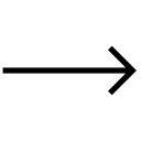 arrow, direction, path, right, way svg vector icon