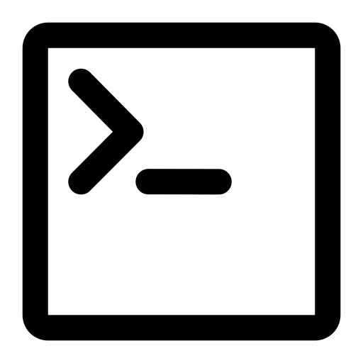 Code Square O svg vector icon