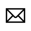 email,black icon