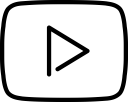 social, social media, video, youtube svg vector icon