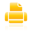 printer, yellow icon