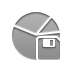 stats,pie,chart,diskette icon