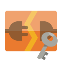 disconnect,key icon