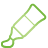 basic, green, paint, tube icon