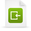 file,document,paper,green icon