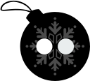 ball, christmas, flickr svg vector icon