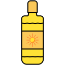 cream, sun, transport, travel svg vector icon