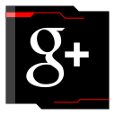 googleplus, internet, web svg vector icon