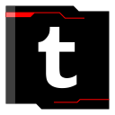 internet, tumblr, web svg vector icon