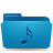 blue, folder, music icon