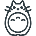 totoroanimationcharacter svg vector icon
