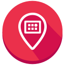 circle, meetvibe, shadow, social svg vector icon