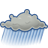 48, gnome, showers, weather icon