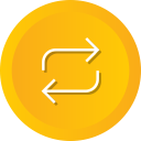 multimedia, music, player, repeat, rewind svg vector icon