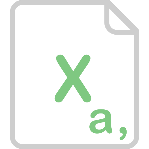 Csv File svg vector icon