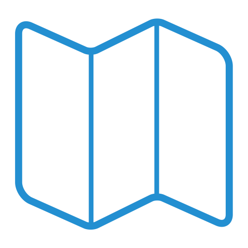 Map svg vector icon