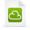 document, file, green, paper icon