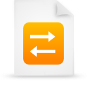 file,document,paper,orange icon
