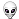 31, alien, grey icon