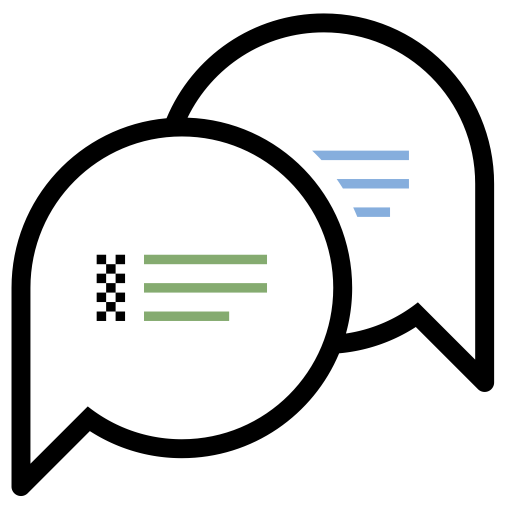 Talks svg vector icon