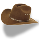 hat,cowboy,brown icon