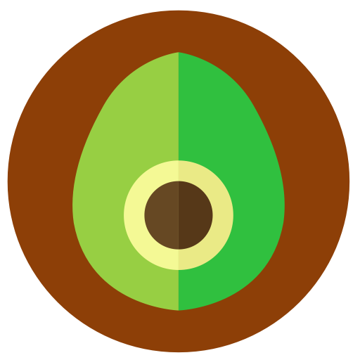 Avocado svg vector icon