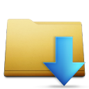 classic,folder,downloads icon