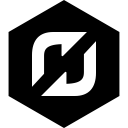 flattr, hexagon, media, social svg vector icon