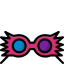 colour, glasses, harry, magic, potter, spectrespecs svg vector icon