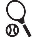 ball, racket, sport, sports, tennis svg vector icon