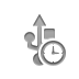 usb,clock icon