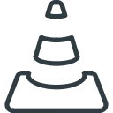 brand, brands, logo, logos, media, player, vlc svg vector icon