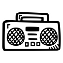 boombox, music, party, sound svg vector icon