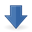 down, gnome, go icon