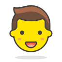 1, man svg vector icon