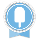 fancy, ribbon, social icon