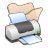 folder,beige,printer,print icon