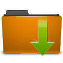 orange,folder,downloads icon