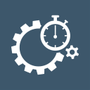 gear, optimization, performance, seo, speed, stopwatch, time svg vector icon