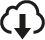 cloud, download icon