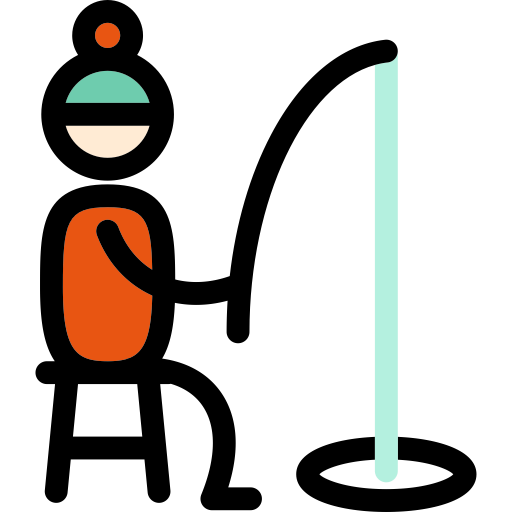 Fisher svg vector icon