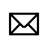 email,black icon