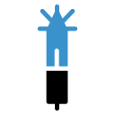 laser, light, science, technology svg vector icon
