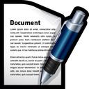 document, file, word, write icon