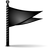flag,black icon