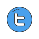 social media, twitter, twitter button, twitter logo svg vector icon